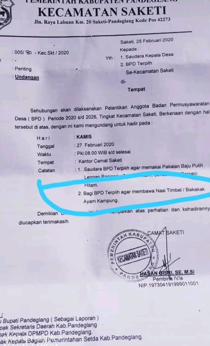 Contoh Surat Undangan Bpd - Pigura