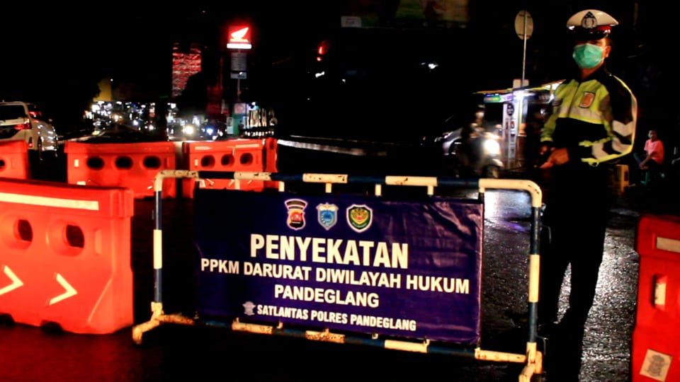PPKM di Pandeglang
