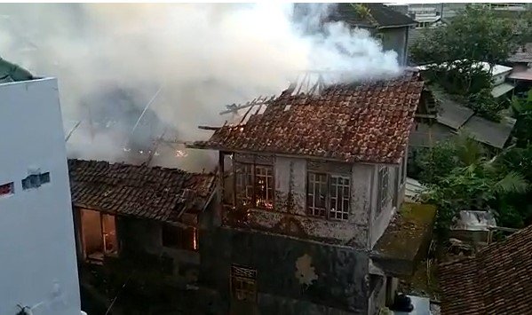 Kebakaran Pasar Cibaliung